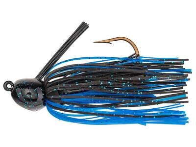 Strike King Bitsy Bug Jig, 1/4oz Black/Blue