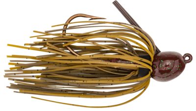 Strike King Bitsy Bug Jig, 1/8oz Green Crawfish