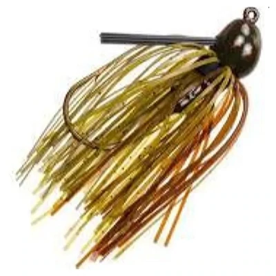 Strike King Bitsy Bug Jig, 3/16oz Green Pumpkin