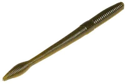 Strike King Bullworm 8&#39;&#39; Green Pumpkin