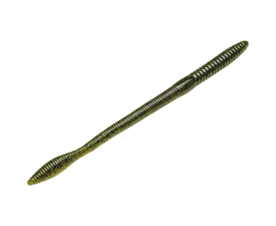 Strike King Bullworm 10&#39;&#39; Watermelon Red Flake