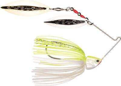 Strike King Burner 3/8oz, Chartreuse/White 8768