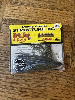 Strike King DBSTJ12-108 Denny Brauer Structure Jig, 3&quot;, 1/2 oz