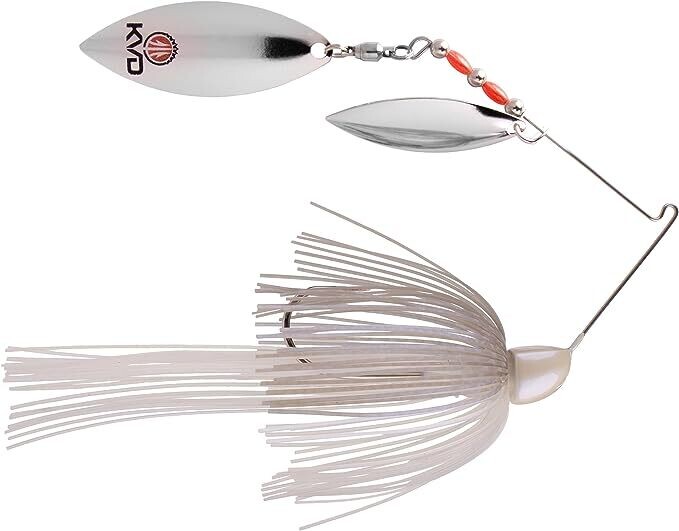 Strike King KVD Finesse Spin, Super White 0612