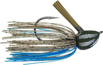 Strike King HackAttack Fluorocarbon Flipping Jig  3/4 oz Okeechobee Craw