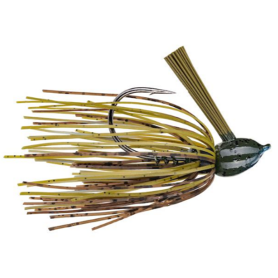 Strike King Hack Attack Fluorocarbon Flipping Jig 1/2 oz,Blue Craw