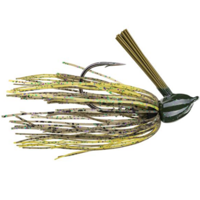 Strike King HackAttack Fluorocarbon Flipping Jig 1/2 oz Candy Craw