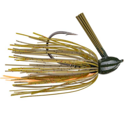 Strike King HackAttack  Fluorocarbon Flipping Jig  1/2 oz Bama Craw