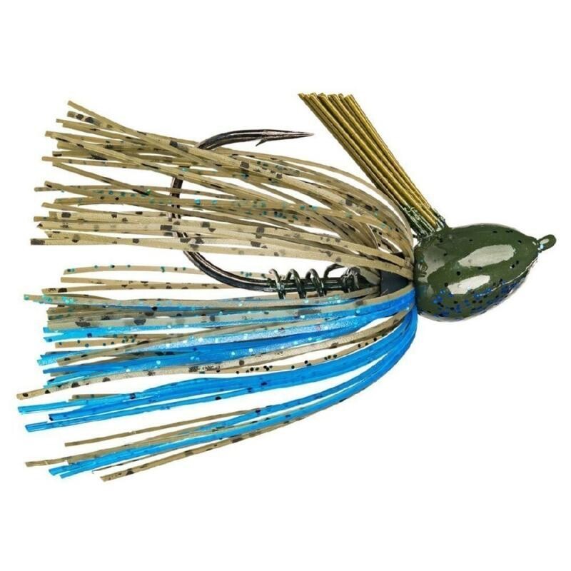 Strike King HackAttack Fluorocarbon Flipping Jig 1/2 oz Okeechobee Craw