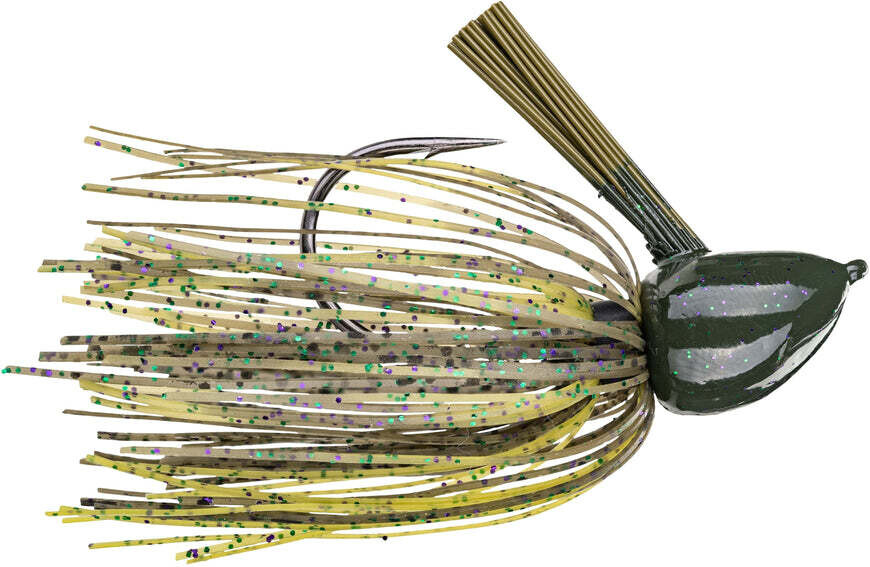 Strike King HackAttack Fluorocarbon Flipping Jig 3/4 oz Candy Craw