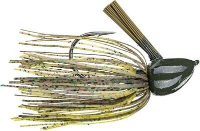Strike King HackAttack Fluorocarbon Flipping Jig 3/4 oz Candy Craw