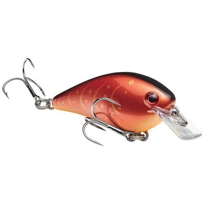 Strike King KVD 1.0 Square Bill Crankbait 2 1/2&quot;, 3/8 oz Sam Rayburn Red Craw Floating 1pk