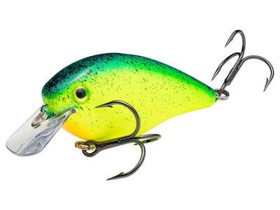 Strike King KVD 2.5 Square Bill 2.5 , Chartreuse Blue Black