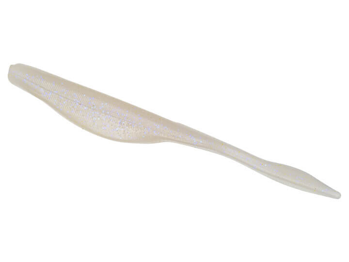 Strike King KVD Perfect Plastics Caffeine Shad, 5", Pearl, 8pk