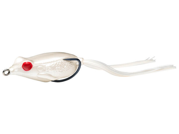 Strike King KVD Sexy Frog Hollow Body Rattle Bait, 2 1/2", 5/8 oz, Pearl White,1pk
