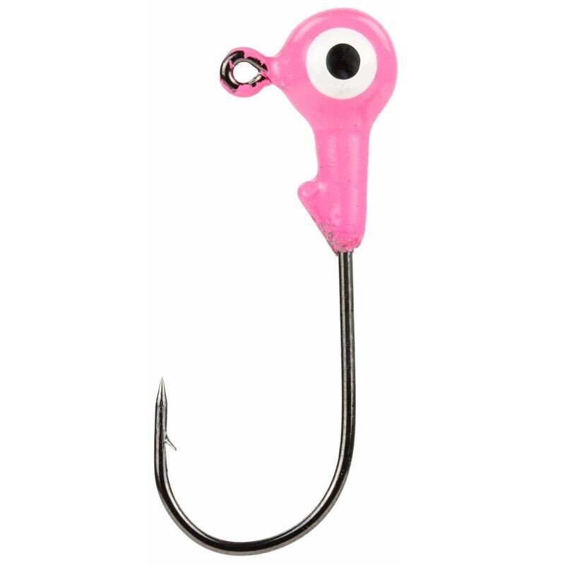 Strike King MRCJH132-98 Mr. Crappie Jighead, 1/32 oz, Pink,8pk