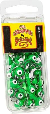 Strike King Mr. Crappie Jighead 1/16 Chartreuse