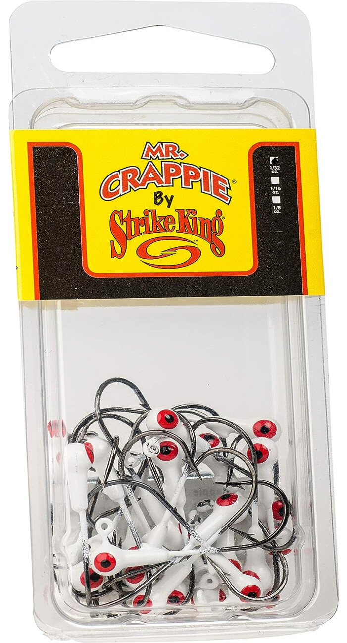 Strike King Mr. Crappie Jighead 1/8 White
