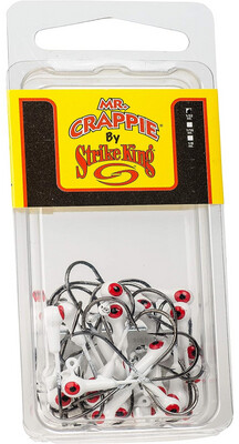 Strike King Mr. Crappie Jighead 1/8 White