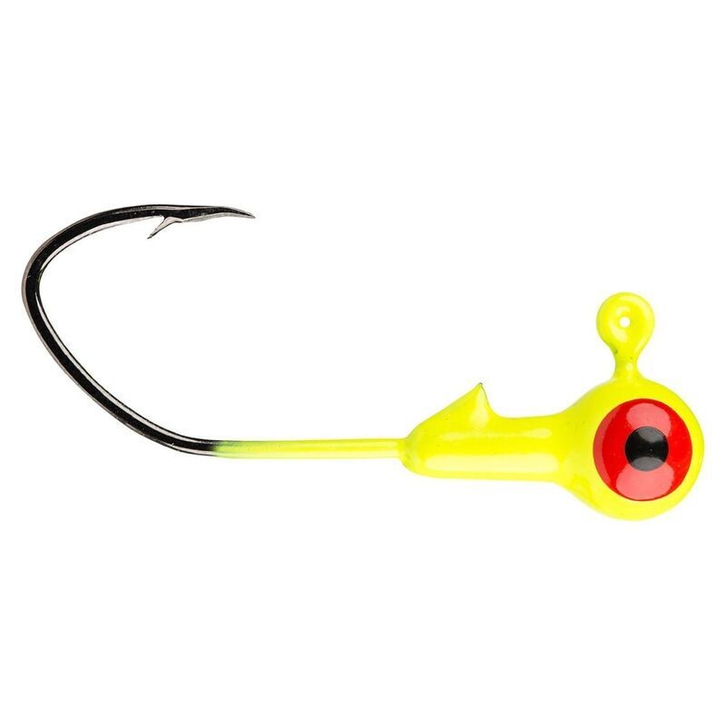 Strike King Mr. Crappie Slab Slasher Jig Head 1/16 Chartreuse