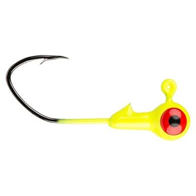 Strike King Mr. Crappie Slab Slasher Jig Head 1/16 Chartreuse