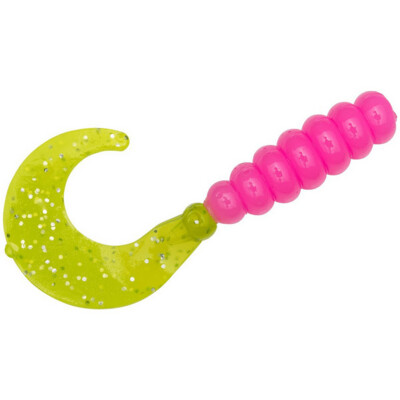 Strike King MRCSPCT-60 Mr. Crappie ShadPole CT, 2", Electric Chicken