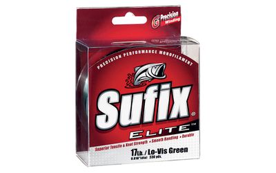 Sufix 661-112 Elite Monofilament Line 12lb 330yd Clear