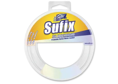 Sufix 80 lb Superior Mono Leader Spool 110yd Clear