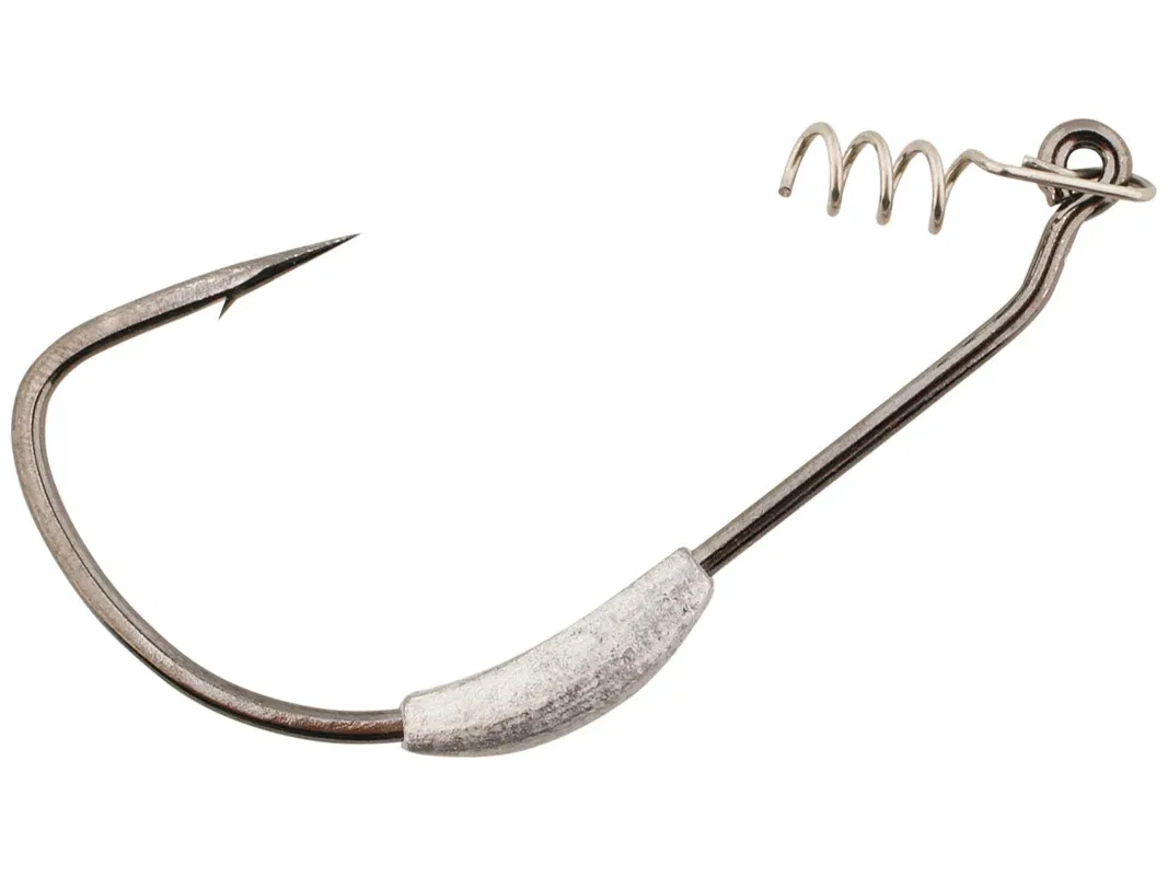 Gamakatsu 1/16 Superline Weighted Worm Hook with Spring Lock