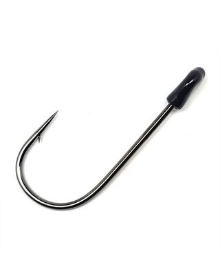 Gamakatsu 284412 Trailer Hook SP, Size 2/0, Needle Point, Ringed/Coated Eye, NS Black, 4 per Pack