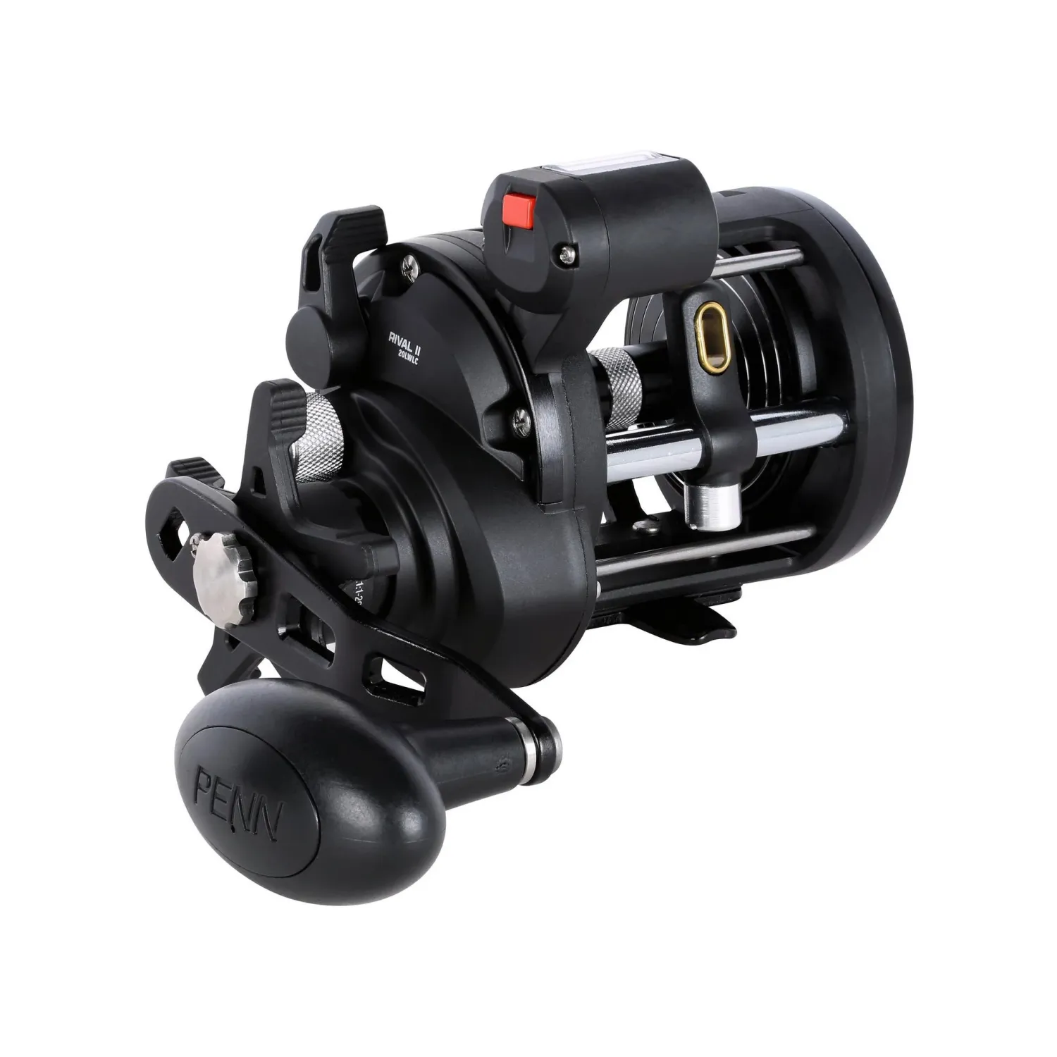 Penn Rival Level Wind 20 sz Line Counter Reel, 2 Brg, 5.1:1 ratio