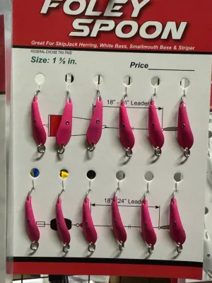 Foley Spoon Hot Pink 1-5/8