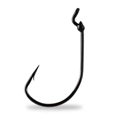 Mustad 38101NP-BN-3/0-5U Ultrapoint Grip-Pin KVD WormHook, Size 3/0