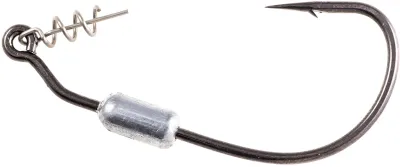 Owner 5132W-025 Twistlock Weighted Bass Hook with Centering-Pin Spring