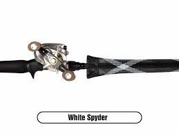 The Rod Glove RGS56WS Spinning Rod Glove, 5.5'' To 7', White Spyder