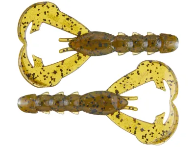 Strike King RGBC-46 Rage Tail Baby Craw, 3", Green Pumpkin,9pk