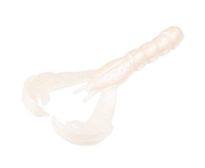 Strike King RGBC-84 Rage Tail Baby Craw, 3", Pearl