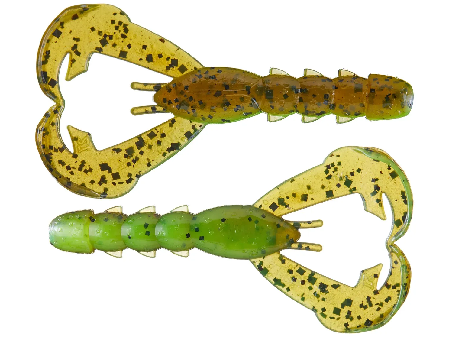 Strike King RGBC-100 Rage Tail Baby Craw, 3", Summer Craw, 9pk