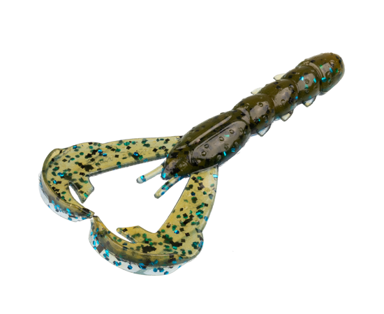 Strike King RGBC-50 Rage Tail Baby Craw, 3", Okeechobee Craw, 9pk