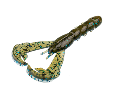 Strike King RGBC-50 Rage Tail Baby Craw, 3", Okeechobee Craw, 9pk