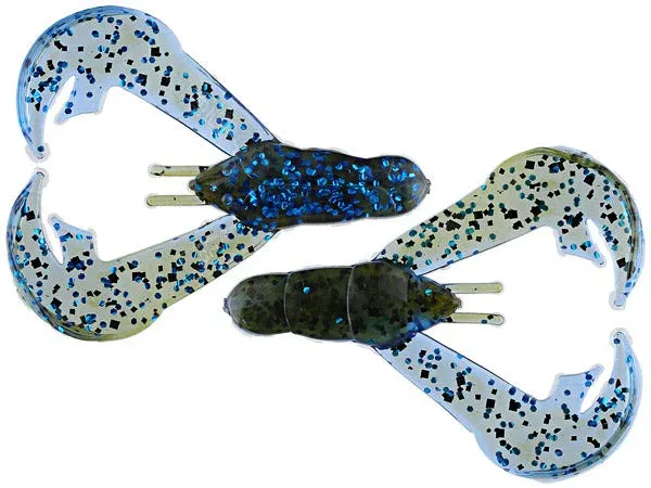 Strike King RGCHK-50 Rage Tail Rage Chunk, 3", Okeechobee Rage Craw, 7pk