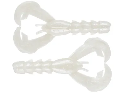 Strike King RGBM-84 Rage Tail Baby Menace, 3",Pearl, 9pk