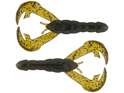 Strike King RGCRW-175 Rage Tail Rage Craw, 4", Green Pumpkin Sapphire,7pk