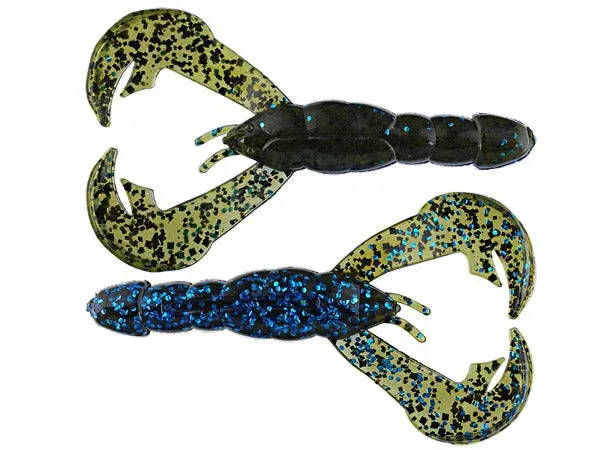 Strike King RGCRW-50 Rage Tail Rage Craw, 4", Okeechobee Rage Rage Craw