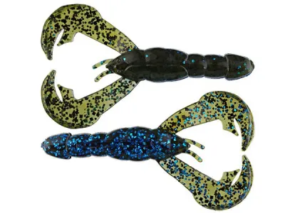 Strike King RGCRW-50 Rage Tail Rage Craw, 4", Okeechobee Rage Rage Craw