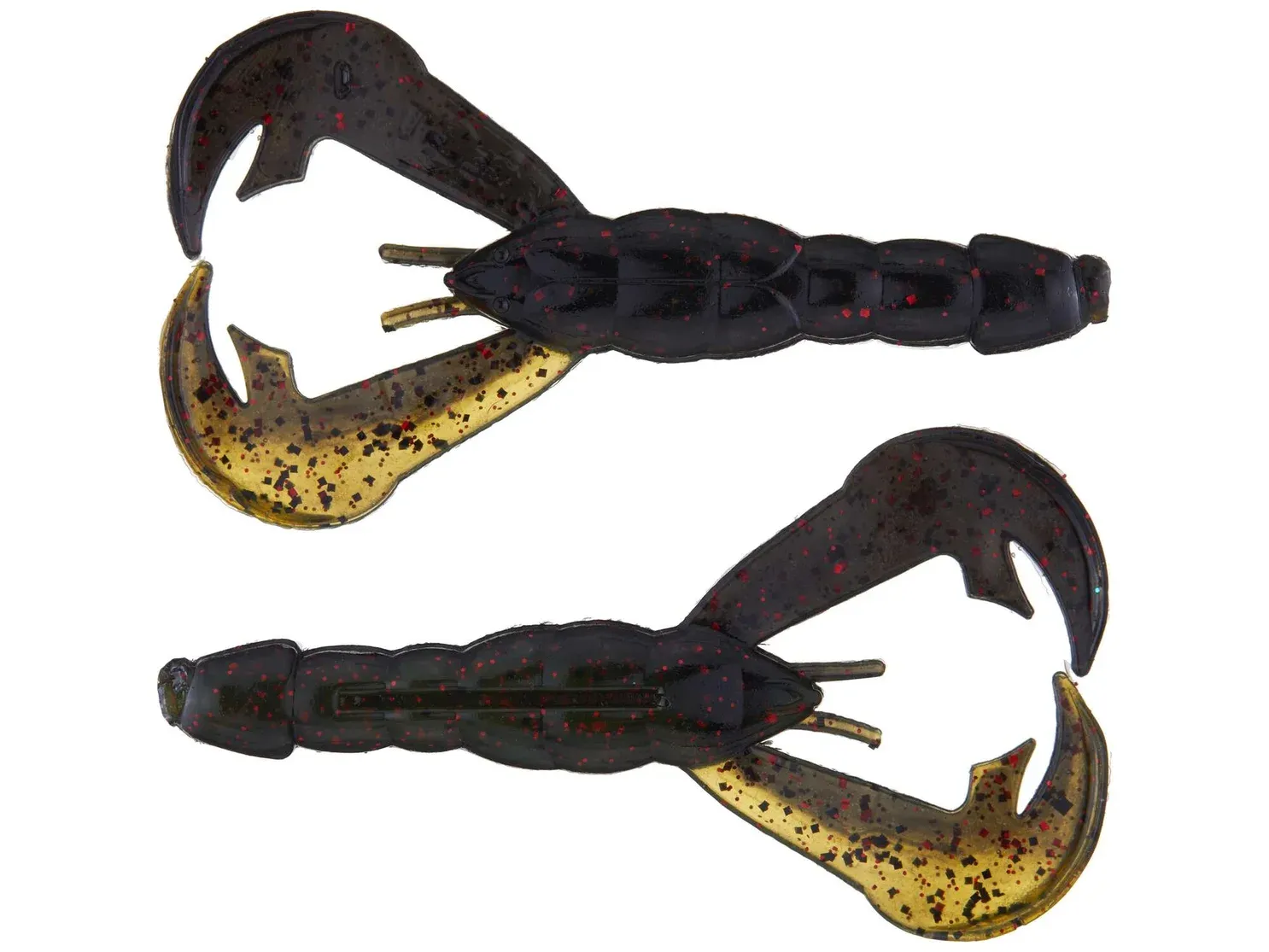 Strike King RGCRW-51 Rage Tail Rage Craw, 4", California Rage Rage Craw