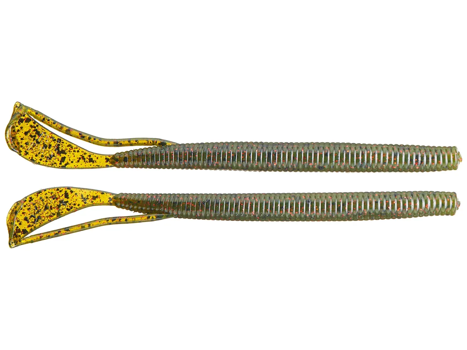 Strike King RGCUT7-18 Rage Cut-R-Worm 7", Watermelon Red Flake