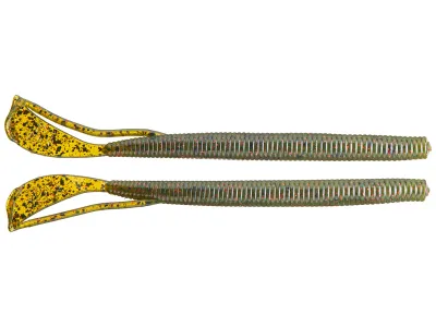 Strike King RGCUT7-18 Rage Cut-R-Worm 7", Watermelon Red Flake