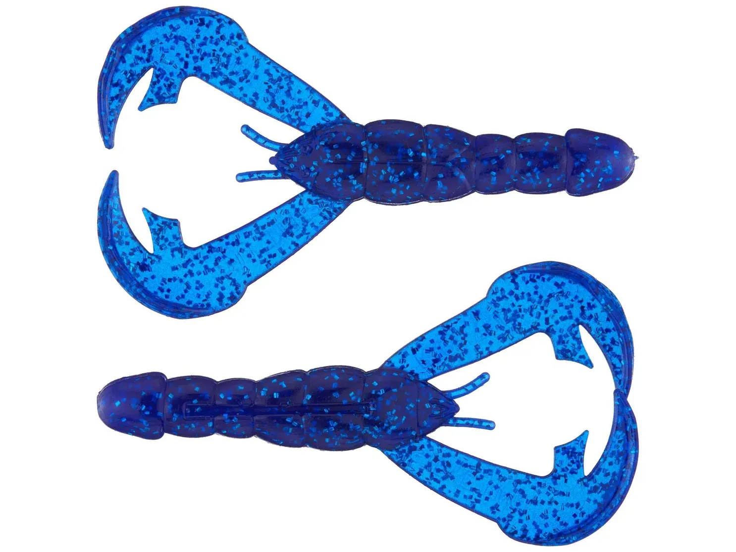 Strike King RGCRW-19 Rage Tail Rage Craw, 4",Blue Sapphire,7pk