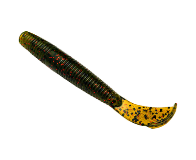 Strike King RGNCUTR-18 Rage Ned Cut-R Worm , Watermelon Red Flake